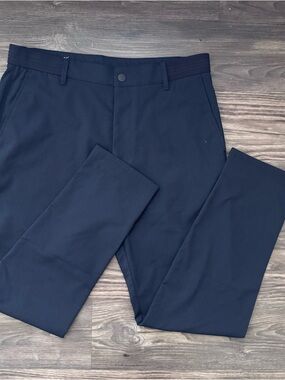 Zara Men's Navy Blue Chinos